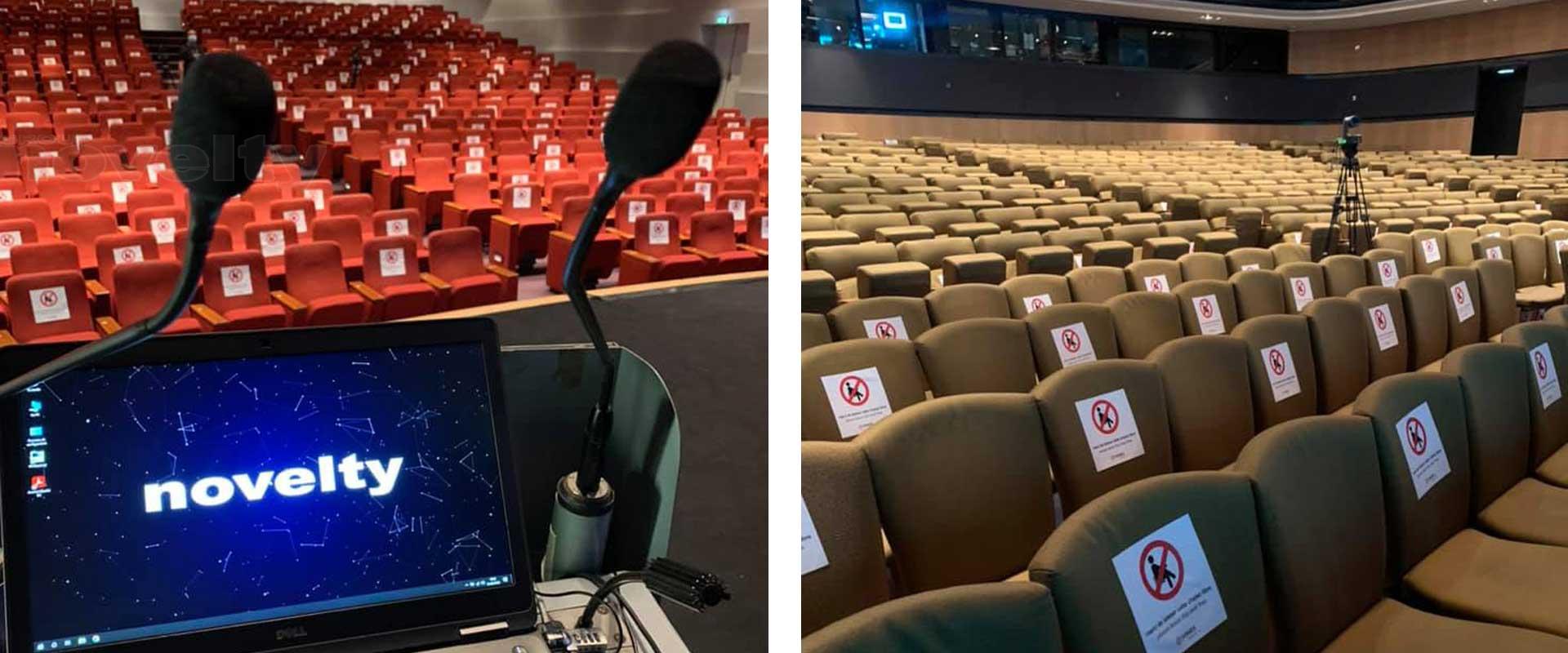 Visuel NOVELTY au Palais des Congrès de Paris pour les Universités d'Été des Experts Comptables