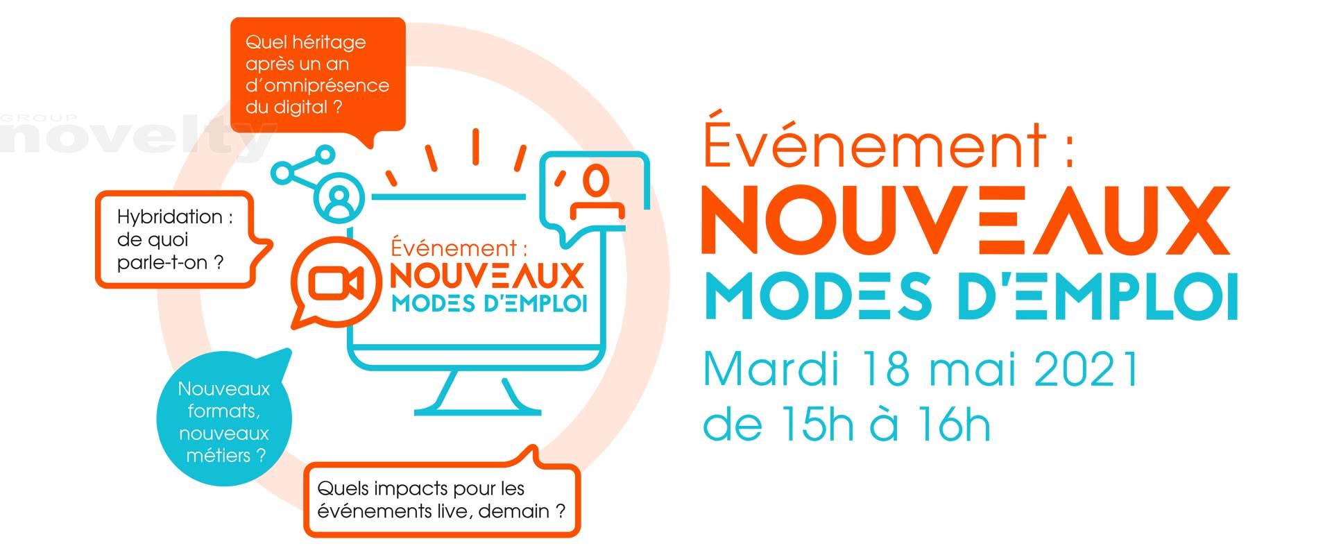 Visuel SAVE THE DATE | Événement : nouveaux modes d’emploi 