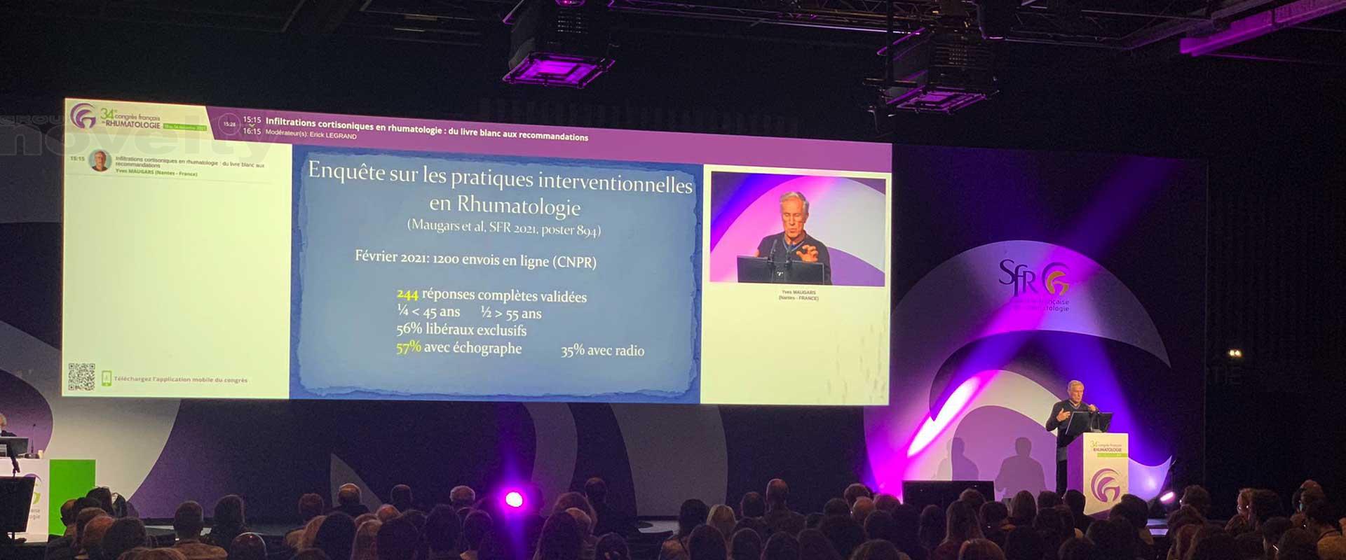 Visuel Novelty au 34ème Congrès Français de Rhumatologie