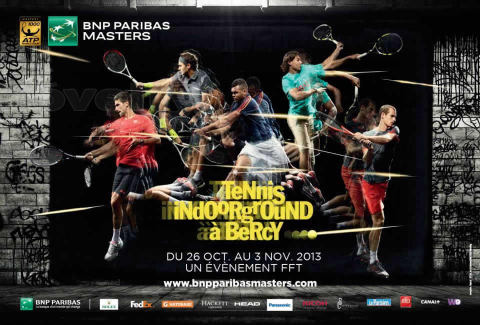 Visuel Du sur-mesure pour les BNP Paribas Masters Paris