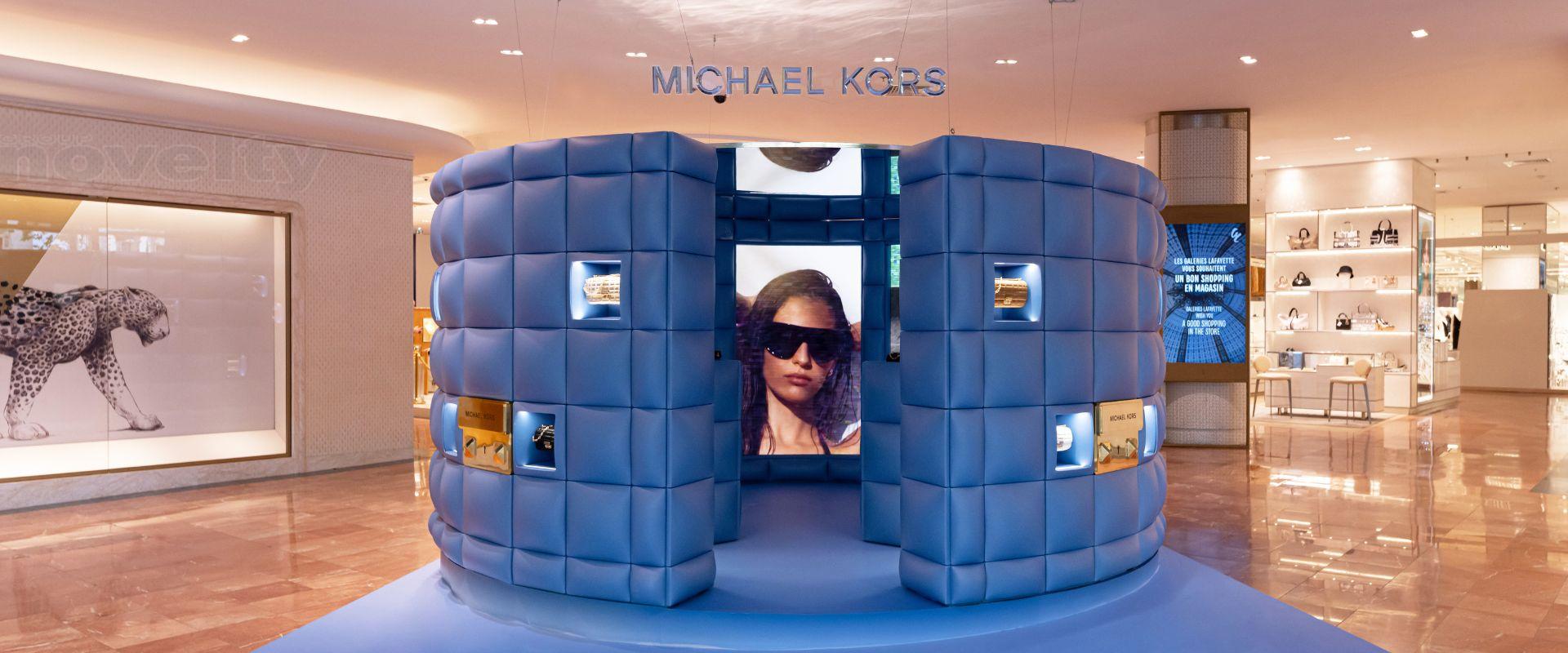 Visuel Michael Kors inaugure un espace immersif aux Galeries Lafayette Haussmann