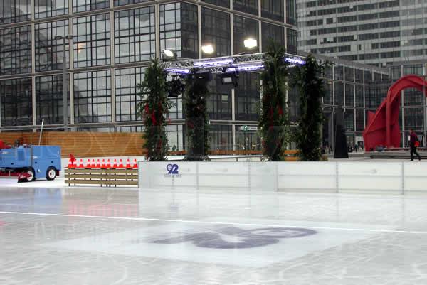 Visuel Conseil Général des Hauts de Seine - Patinoire du parvis de la Défense