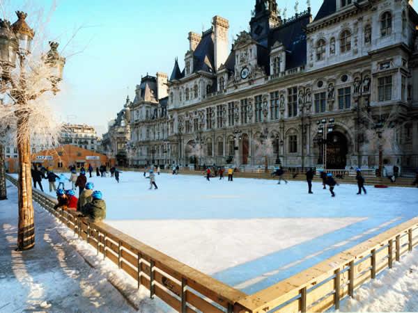 Visuel Patinoire de l'Hotel de Ville & de la tour Montparnasse