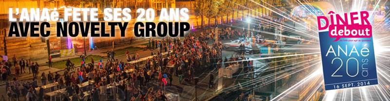 Visuel L'Anaé fête ses 20 ans avec #Groupe Novelty