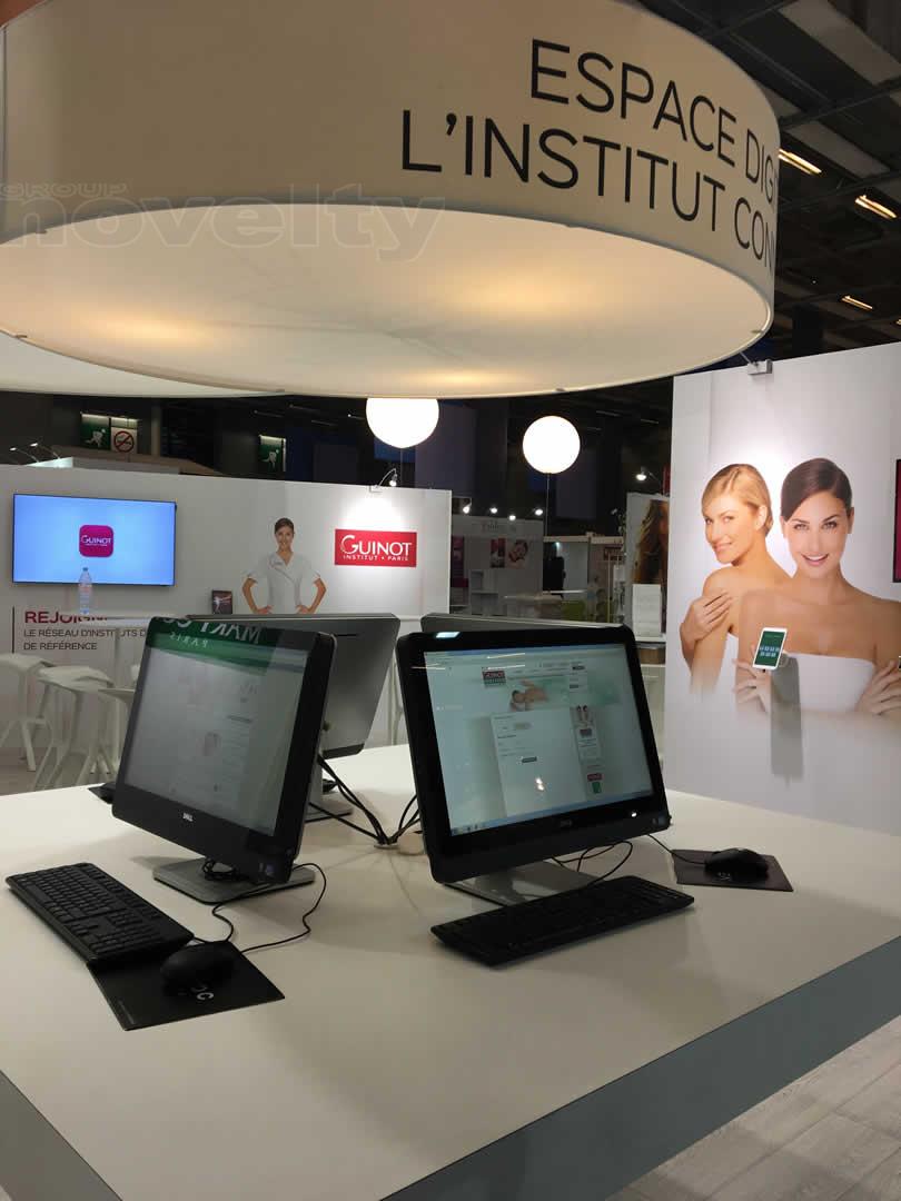 Visuel Novelty accompagne Guinot au Congrès International d'Esthétique & Spa