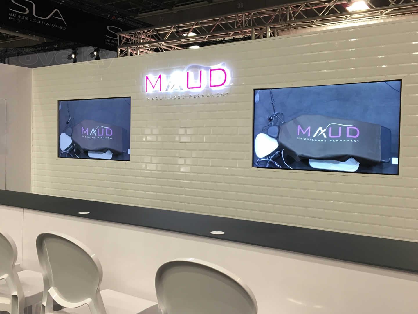 Visuel Novelty accompagne MAUD au Congrès International d'Esthétique & Spa