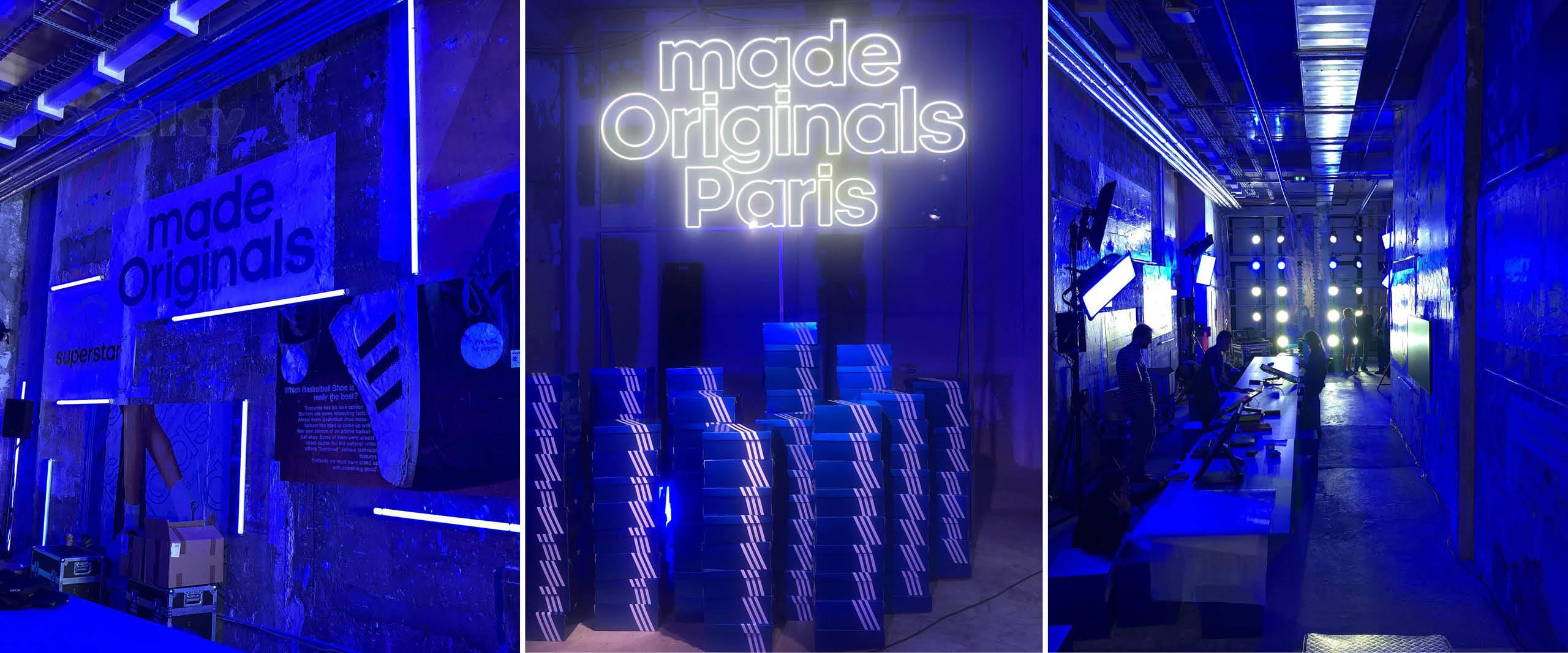 Visuel Adidas Originals avec Novelty Paris