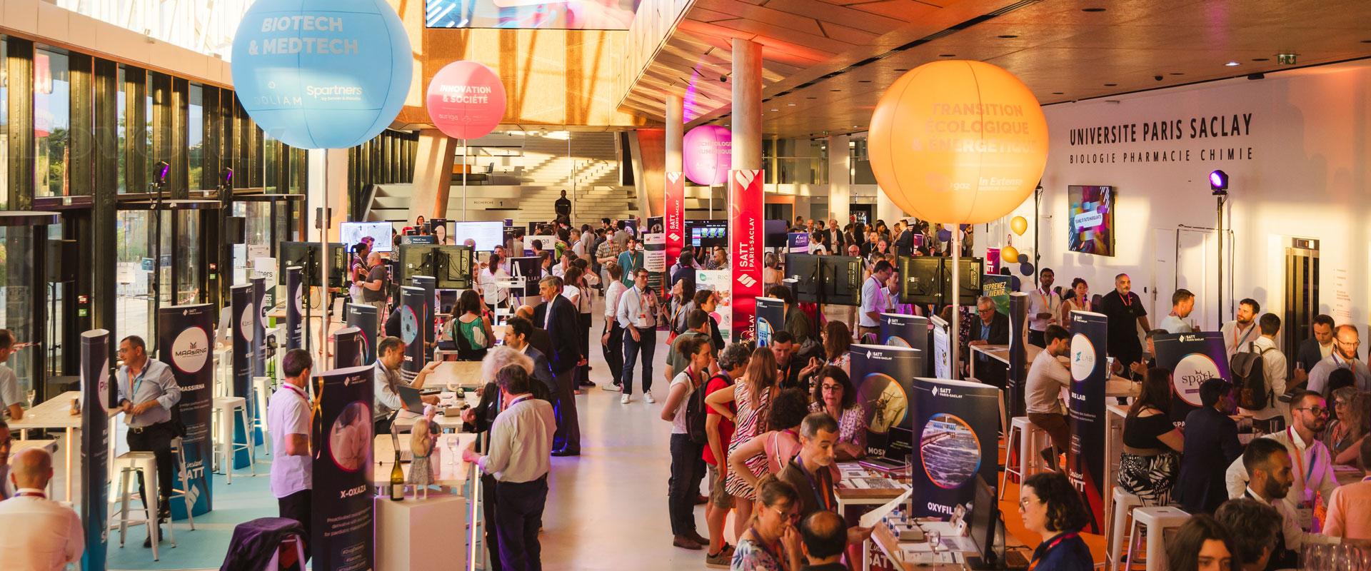 Visuel 10ème anniversaire de la SATT Paris-Saclay