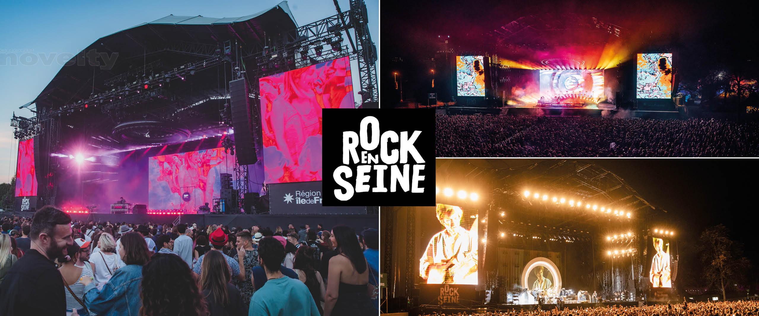 Visuel Rock en Seine avec Novelty Paris