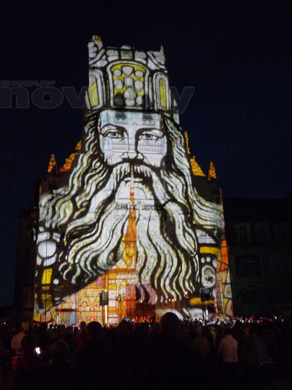 Visuel Mapping by #NVLTY @Festival de Saint-Riquier