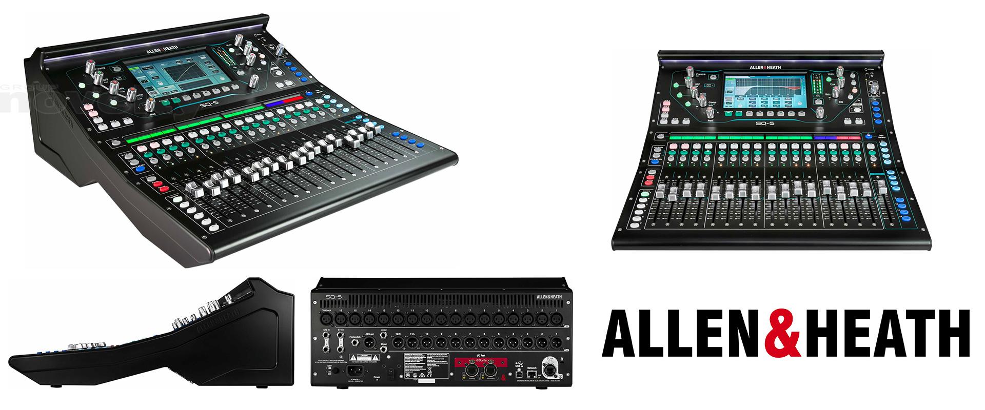 Visuel La console SQ5 d'Allen & Heath en parc NOVELTY