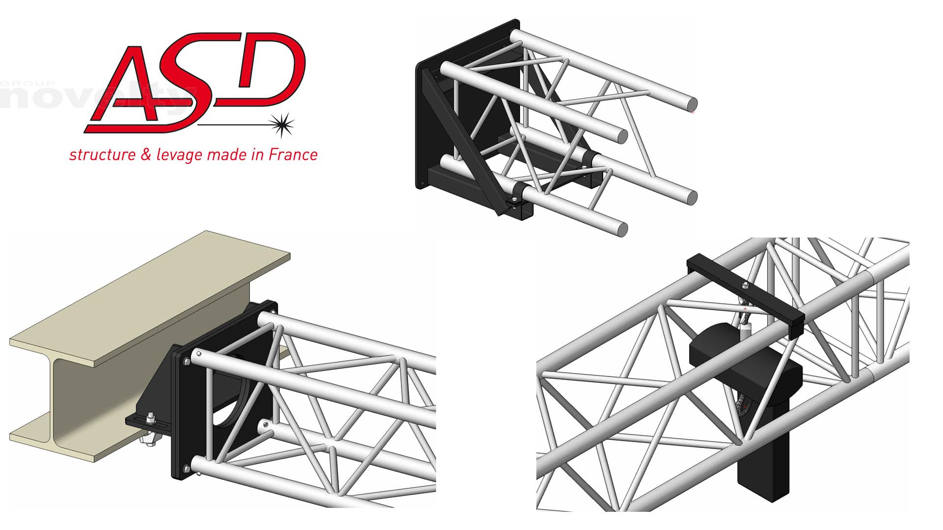 Visuel Nouveaux supports d'accroche pour structure série 300 et 400