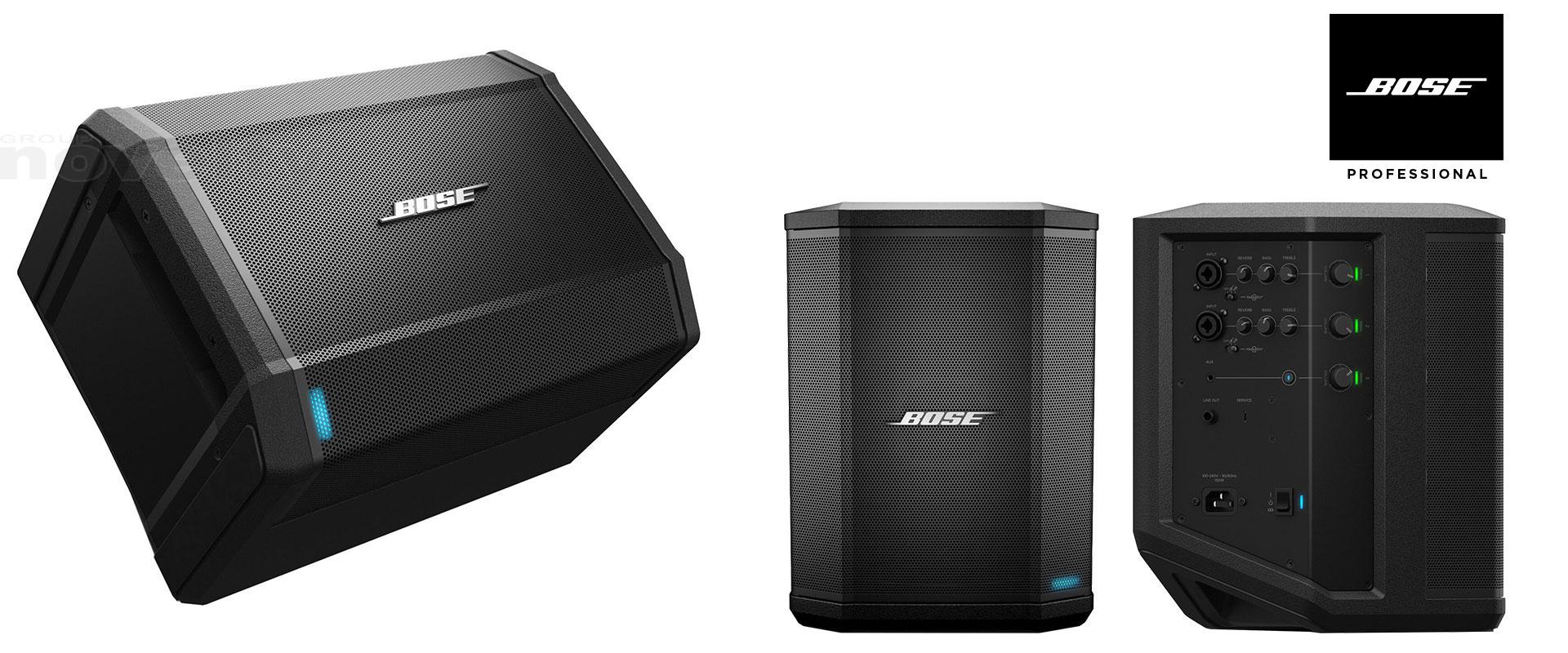 Visuel Des enceintes amplifiées polyvalentes et bluetooth, les BOSE S1 @Novelty