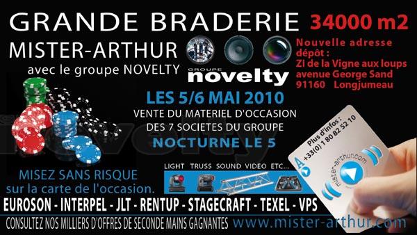 Visuel Grande braderie de printemps chez Novelty