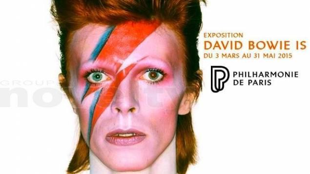 Visuel Groupe Novelty partenaire de l'exposition David Bowie is