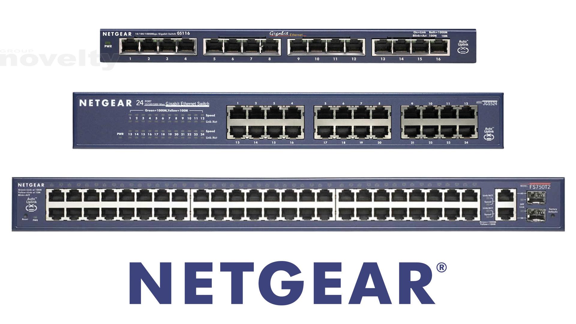 Visuel Complément de switchs NETGEAR dans le parc informatique