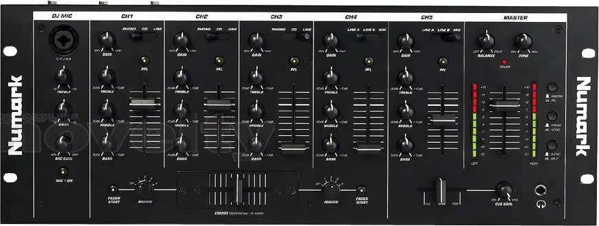 Visuel Console DJ rackable NUMARK "CM200"