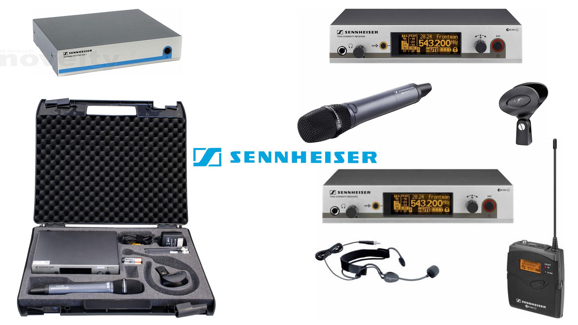 Visuel Multiples configuration HF Sennheiser série EW300