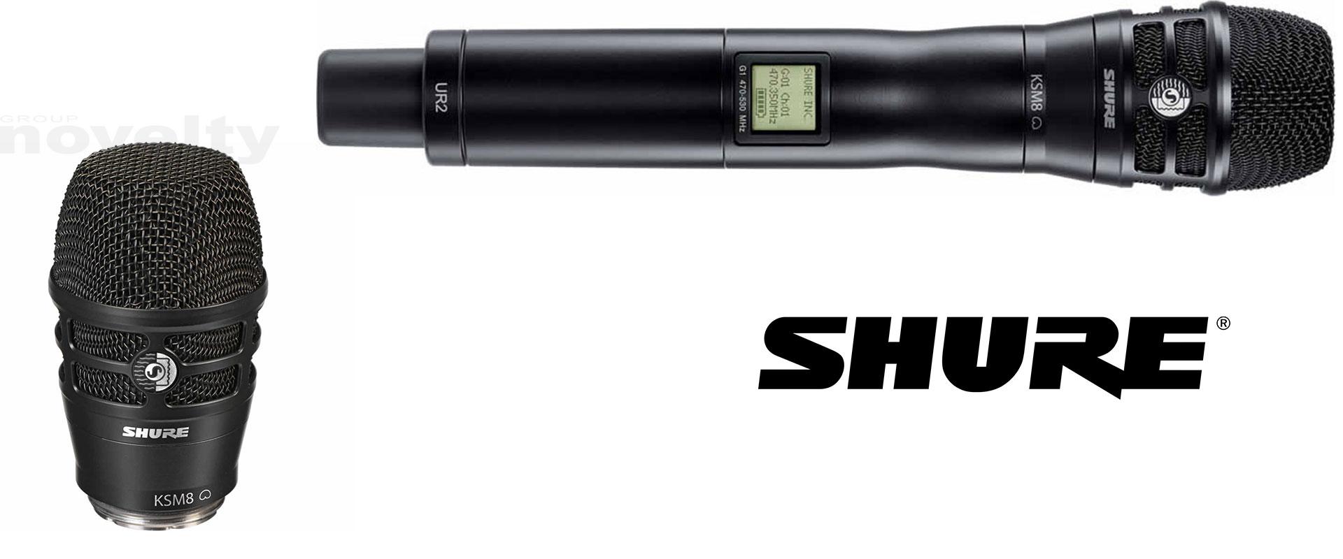 Visuel KSM8 de Shure pour micros HF main