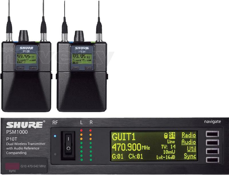 Visuel Nouveaux systèmes "ear-monitor" PSM1000 de SHURE