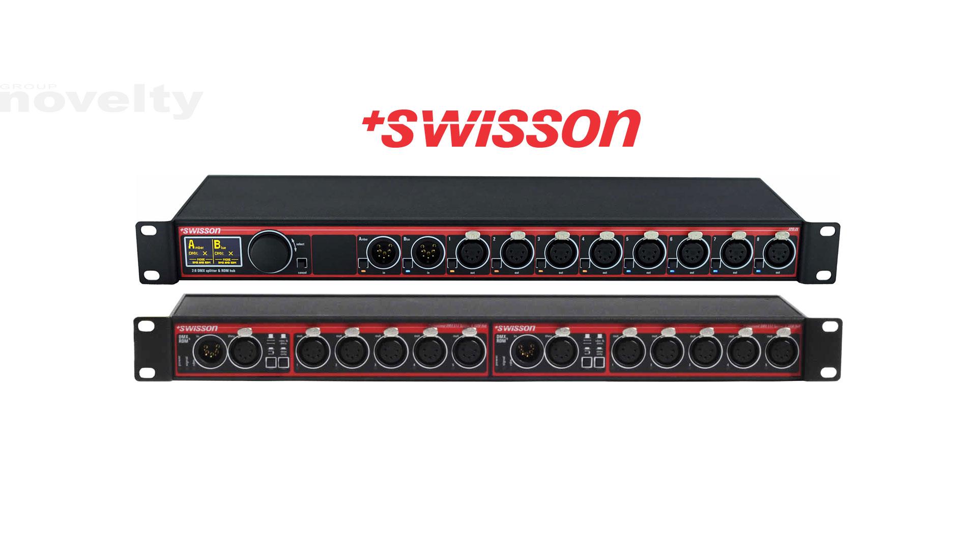 Visuel Nouvelle gamme de splitter-bosster DMX-RDM de SWISSON