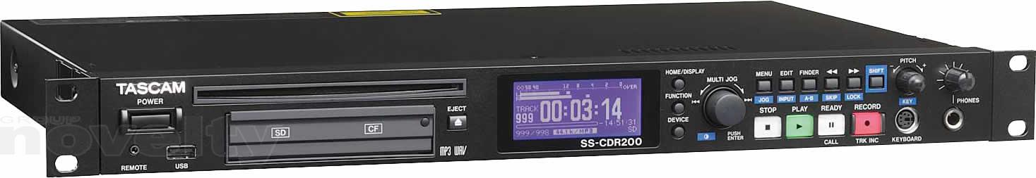 Visuel Lecteur/Enregistreur sur média multi-format TASCAM SS-CDR200